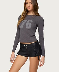 Edikted Women's Kaisley 76 Long Sleeve T Shirt