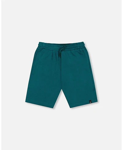 Deux par Little Boys Cotton Jersey Shorts