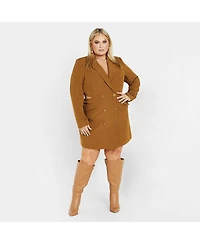 City Chic Women's Tuxedo Twyla Dress