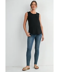 Hello Miz Maternity Nursing Scoop-Neck Sleeveless Tank Top