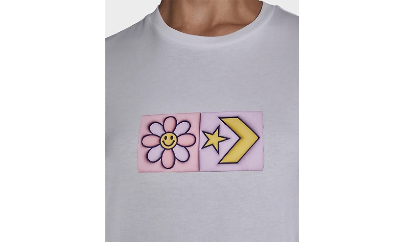 Converse Women's Flower Grid T-Shirt