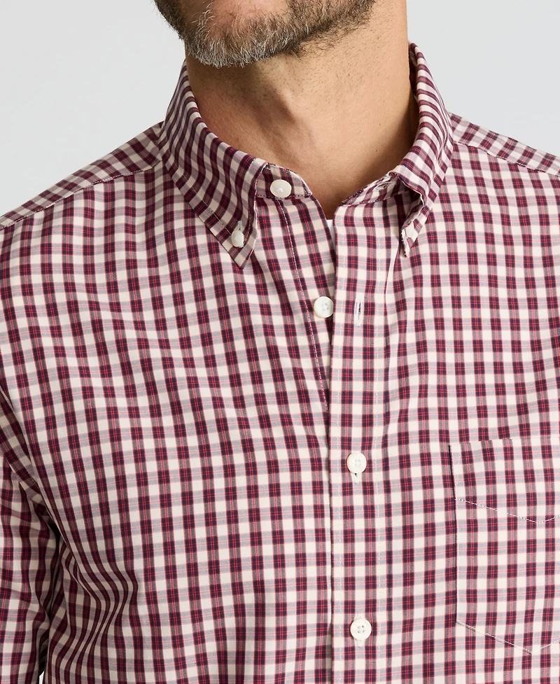 UNTUCKit Men's Regular Fit Wrinkle-Free Marchand Button Up Shirt