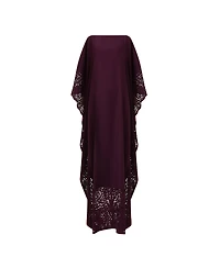 Leem Women's Laser-Cut Kaftan Dress