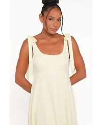 Petal and Pup Women's Valara Tie Shoulder Maxi Dress