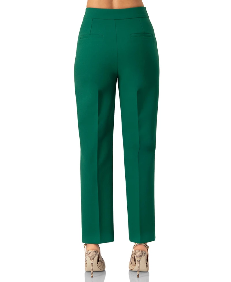 Ivonne Women's Tailored Straight-Leg Trousers