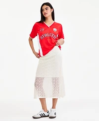 Bar Iii Women's Lace A-Line Skirt, Macy's Exclusive