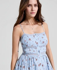 And Now This Women's Printed Cotton Sleeveless Maxi Dress, Macy's Exclusive