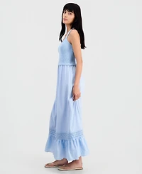 And Now This Womens' Crochet Top Maxi Dress, Macy's Exclusive