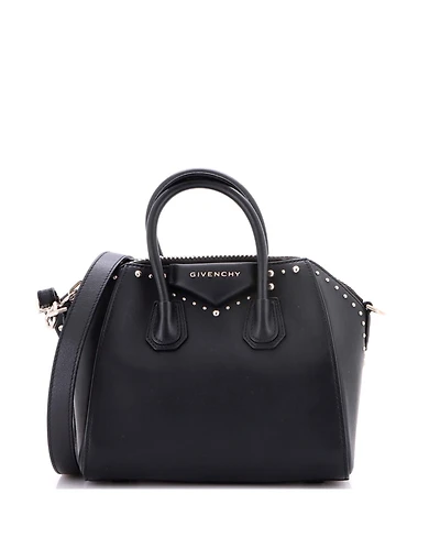 Pre-Owned Givenchy Mini Antigona Bag Studded Leather