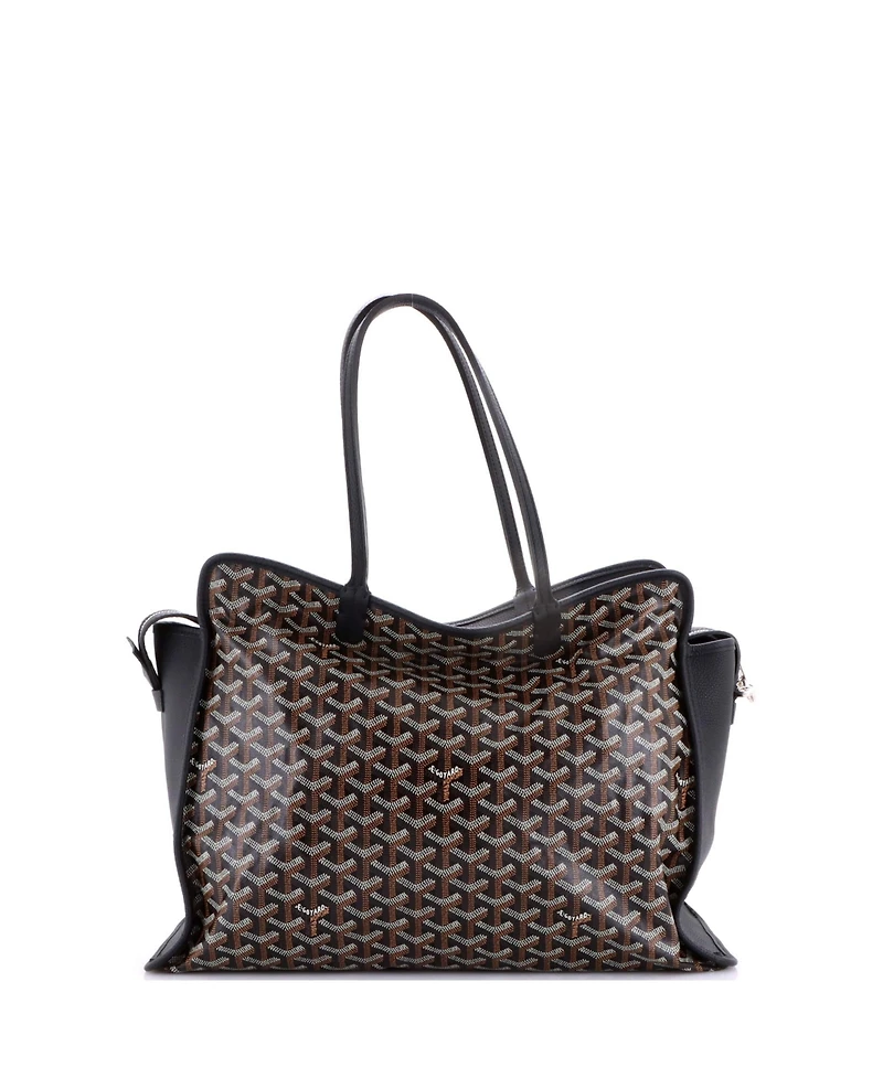 Pre-Owned Goyard Pm Hardy Pet Carrier Coated Canvas