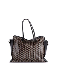 Pre-Owned Goyard Pm Hardy Pet Carrier Coated Canvas