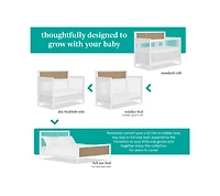 Evolur Loft Art Deco Convertible Crib Toddler Guard Rail