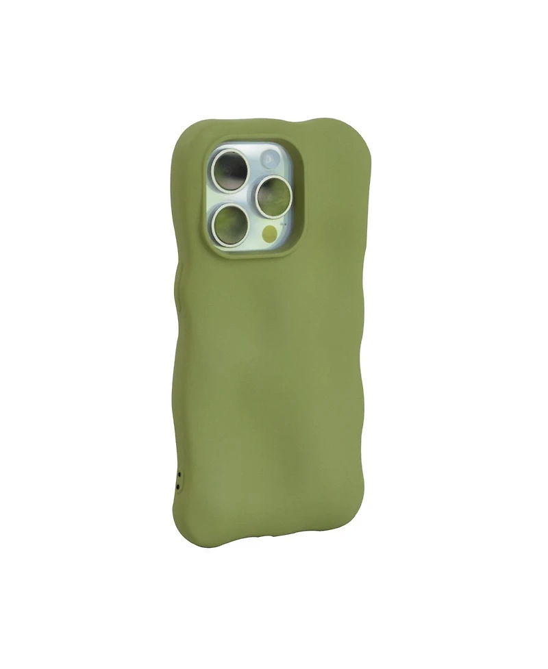Auramma Matte Green Bubbles iPhone 14 Pro Max Case