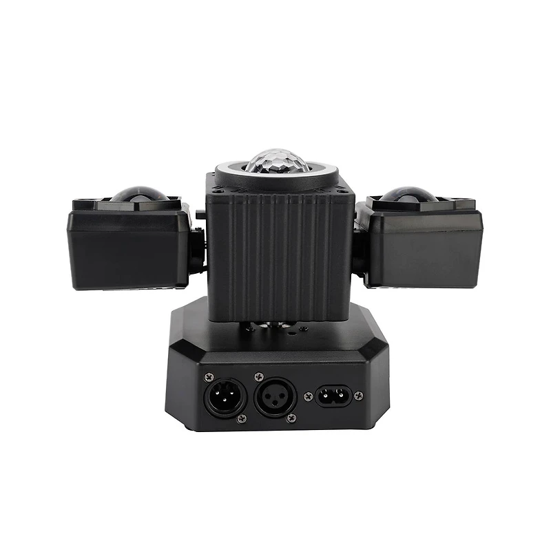 Artudatech 5-in-1 Rotating Disco Ball Light with Rgbw, Laser, Strobe & Dmx Control