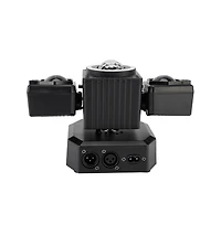 Artudatech 5-in-1 Rotating Disco Ball Light with Rgbw, Laser, Strobe & Dmx Control