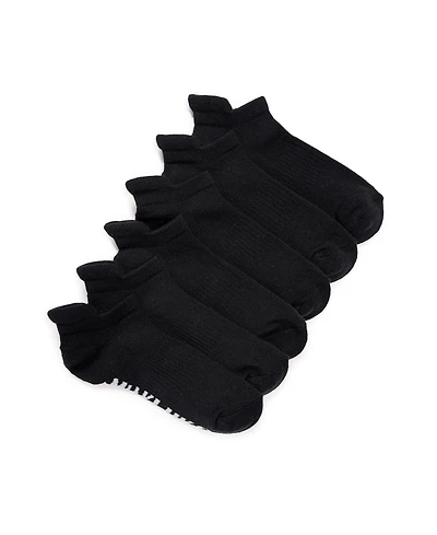 Muk Luks Women's Low Cut Ankle Compression Socks, 6 Pair Pack