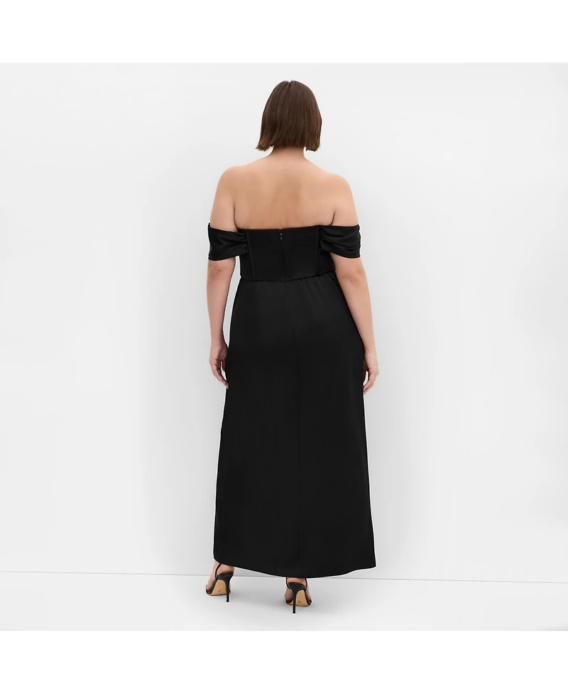 City Chic Women's Plus Forbidden Love Maxi Dress