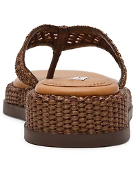 Steve Madden Women's Bella Flatform Slip-On Thong Sandals