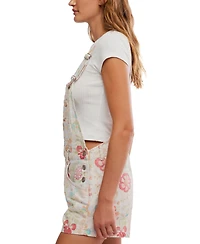 Free People Women's Ziggy Printed Square Neck Shortall
