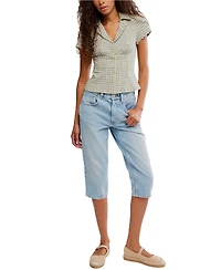 Free People Women's Camp Crush Collared Shirt