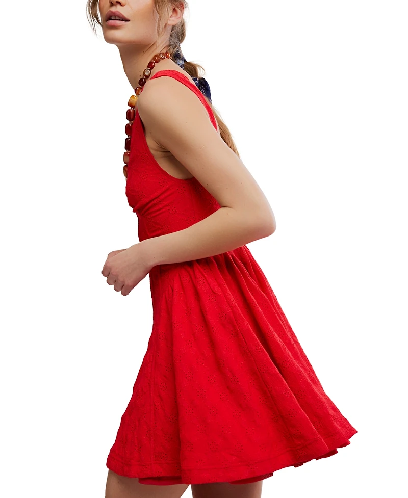 Free People Women's Cant Help It V-Neck Mini Dress