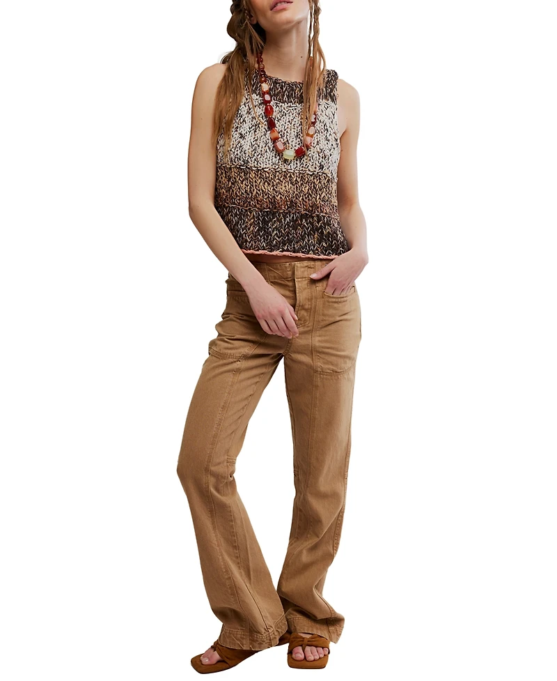 Free People Women's Flea Market Crew Neck Tank Top