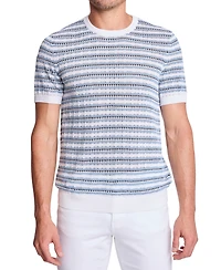Paisley & Gray Men's Stripe Crewneck T-Shirt