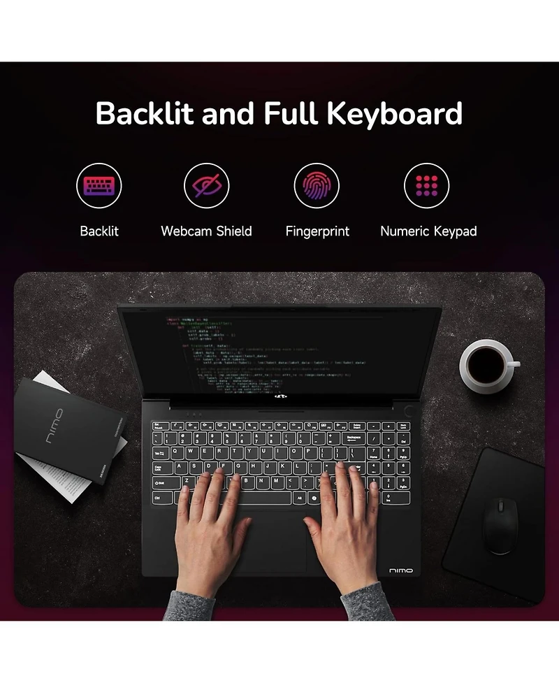 Nimo 15.6" Ips Fhd-Gaming-Laptop
