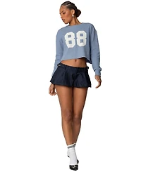 Edikted Women's 88 Waffle Long Sleeve T Shirt