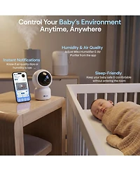 Miko Luna 2K Wi-Fi Smart Baby Monitor with Night Vision