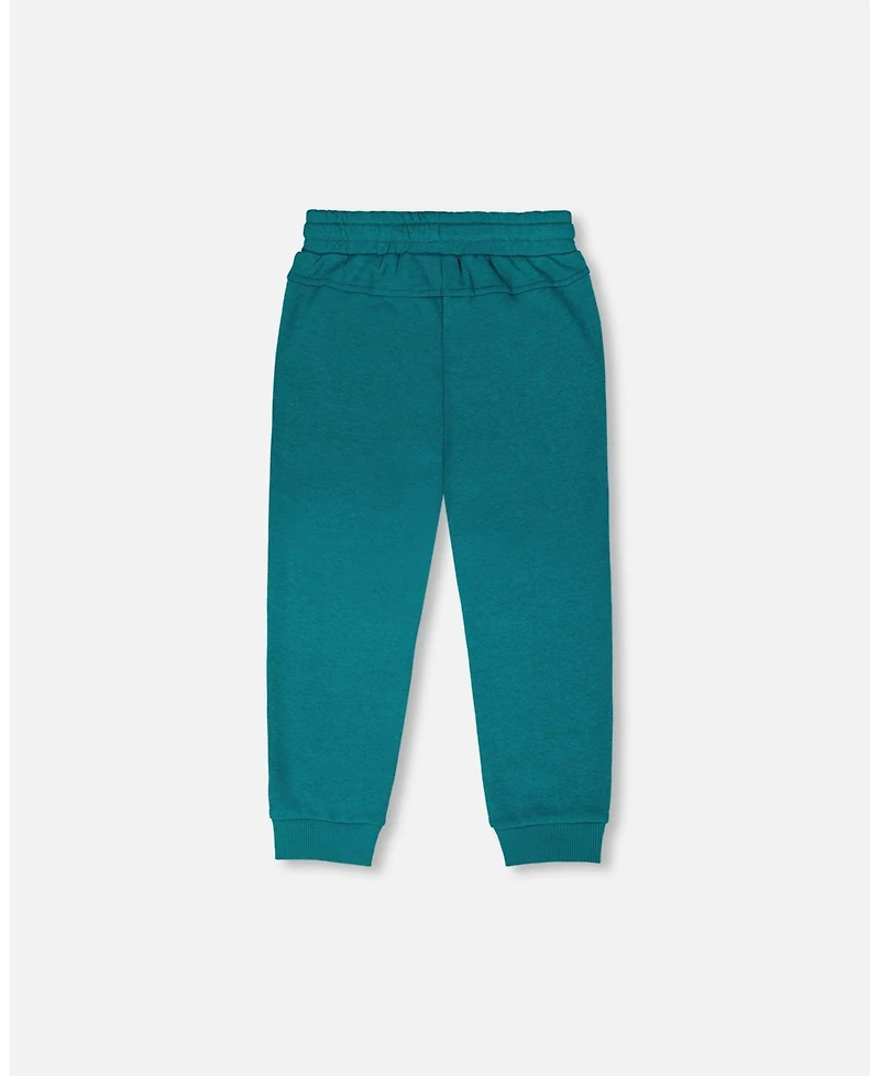 Deux par Boy French Terry Sweatpants with Cross Seams