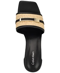 Calvin Klein Women's Paloma Slip-On Block Heel Sandals