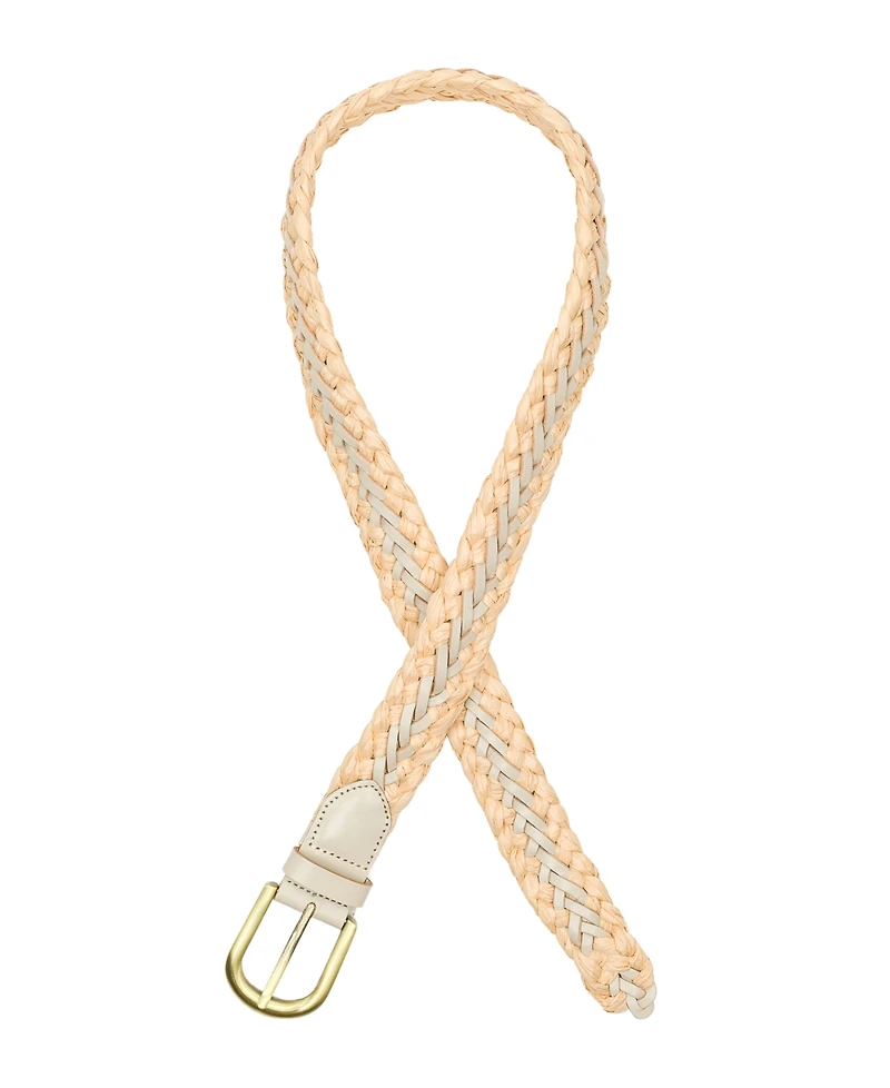 Patricia Nash Beaune Woven Leather Belt