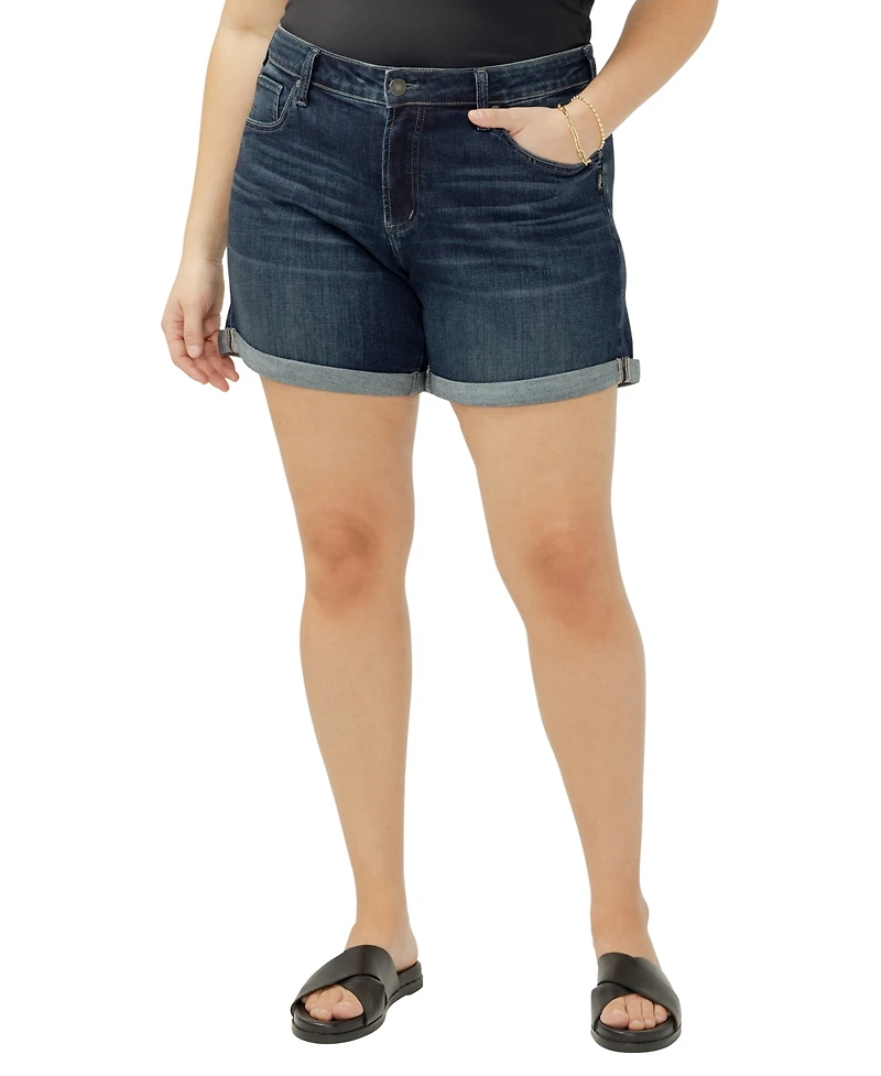 Silver Jeans Co. Plus Boyfriend Shorts