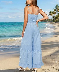 Cupshe Women's V-Neck Zipper Closure Unlined Jumpsuit