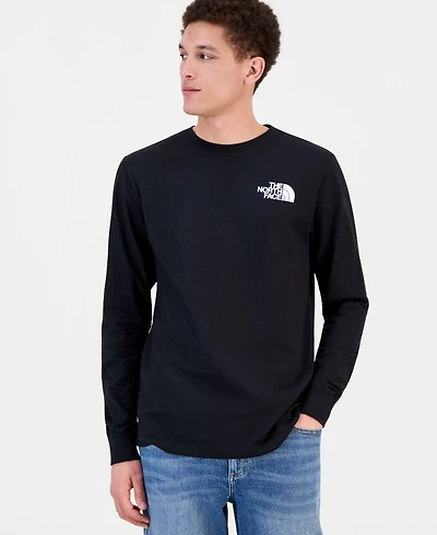 Mens The North Face Evolution Throwback Graphic Long Sleeve Tee