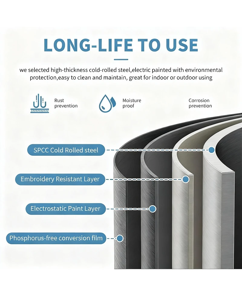 Yigii 6-Door Metal Locker with Vents, Locks, Card Slots for Home, School, Gym