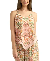 Bcx Women's Printed Sleeveless Top