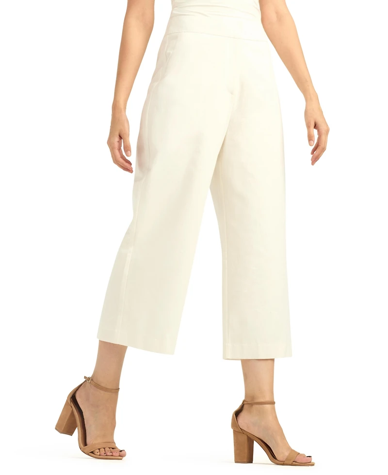 Bcx Women's Wide-Leg Cropped Pants