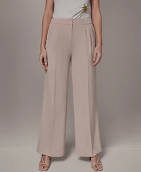 Donna Karan New York Women's High-Waist Wide-Leg Pants