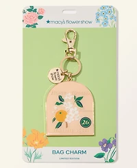 Macy's Flower Show Orange Blossom Enamel Bag Charm, Macy's Exclusive