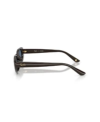Ray-Ban Unisex Rectangle Sunglasses, RB4441D
