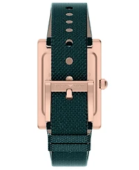 Emporio Armani Women's Quartz Two-Hand Green Leather Watch, 32mm