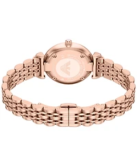 Emporio Armani Women's Quartz Two-Hand Rose Gold Stainless Steel Watch, 32mm