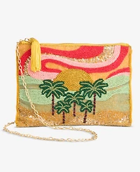 I.n.c. International Concepts Beaded Palm Tree Crossbody Bag, Macy's Exclusive