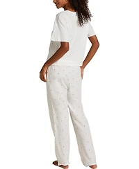 Hunkemoller Women's Pyjama Set Cotton Print