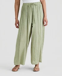 And Now This Women's Satin Pull-On Wide-Leg Pants, Macy's Exclusive