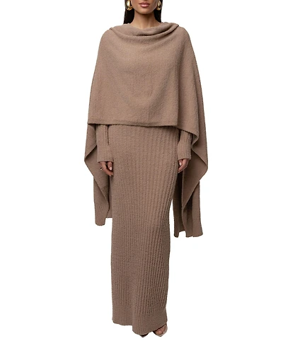 Jluxlabel Women's First Class Ribbed Maxi Dress