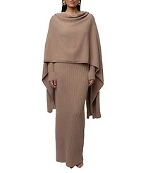 Jluxlabel Women's First Class Ribbed Maxi Dress