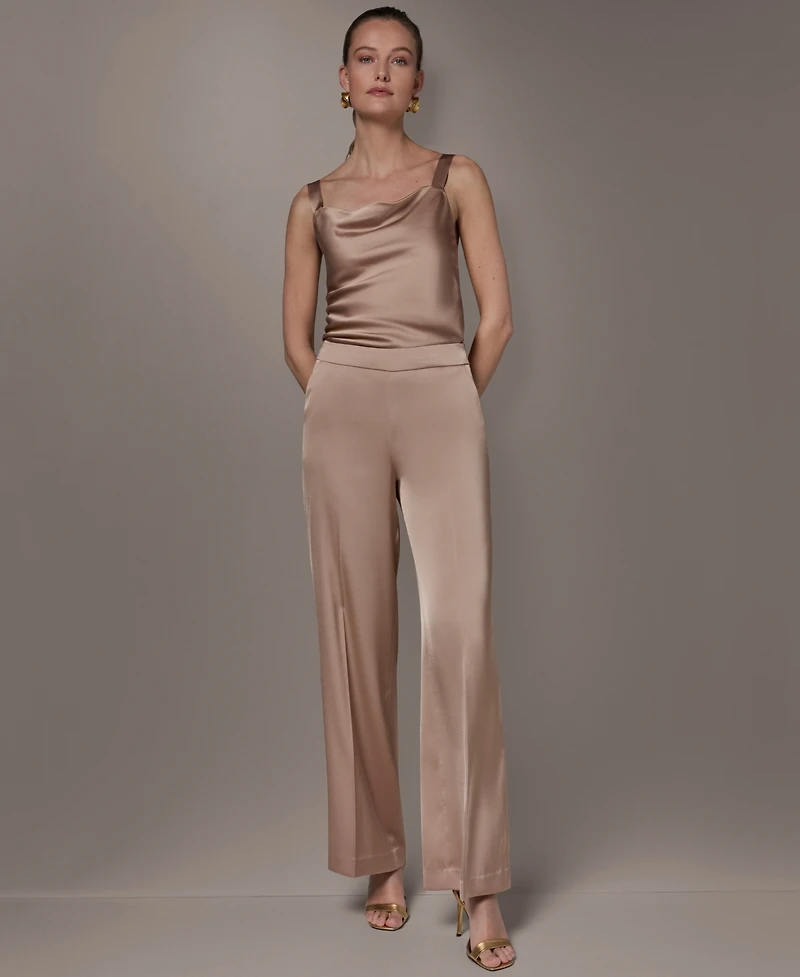 Donna Karan New York Petite Wide-Leg Pants